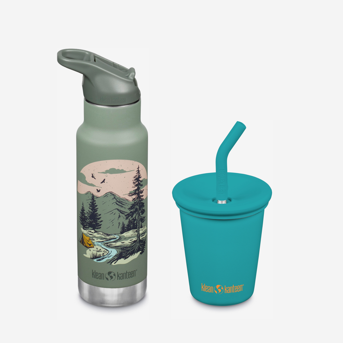 Kid's Sippy Cup and Water Bottle Set